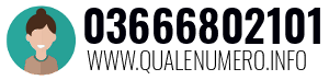 Numero di telefono 03666802101 03666802101