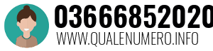 Numero di telefono 03666852020 03666852020