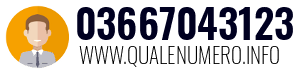 Numero di telefono 03667043123 03667043123