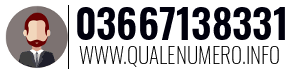 Numero di telefono 03667138331 03667138331