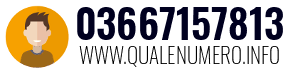 Numero di telefono 03667157813 03667157813