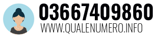 Numero di telefono 03667409860 03667409860
