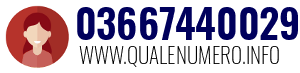 Numero di telefono 03667440029 03667440029