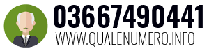 Numero di telefono 03667490441 03667490441