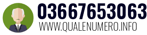 Numero di telefono 03667653063 03667653063