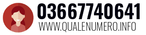 Numero di telefono 03667740641 03667740641