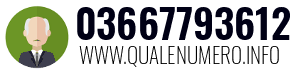Numero di telefono 03667793612 03667793612