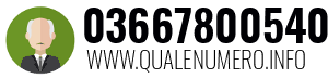 Numero di telefono 03667800540 03667800540