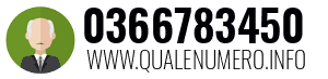 Numero di telefono 0366783450 0366783450