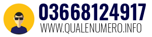 Numero di telefono 03668124917 03668124917