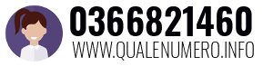 Numero di telefono 0366821460 0366821460