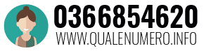 Numero di telefono 0366854620 0366854620