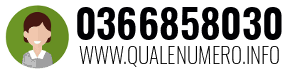 Numero di telefono 0366858030 0366858030