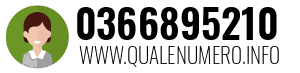 Numero di telefono 0366895210 0366895210
