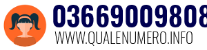 Numero di telefono 03669009808 03669009808