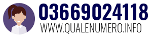 Numero di telefono 03669024118 03669024118