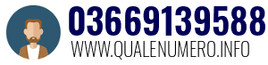 Numero di telefono 03669139588 03669139588