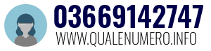 Numero di telefono 03669142747 03669142747