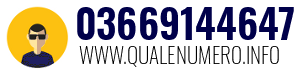 Numero di telefono 03669144647 03669144647