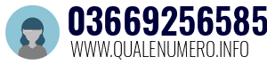 Numero di telefono 03669256585 03669256585