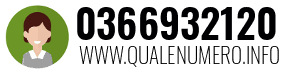 Numero di telefono 0366932120 0366932120