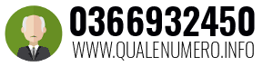 Numero di telefono 0366932450 0366932450