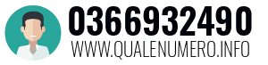 Numero di telefono 0366932490 0366932490