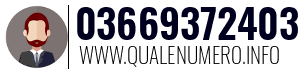 Numero di telefono 03669372403 03669372403