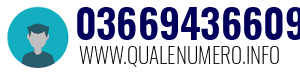 Numero di telefono 03669436609 03669436609