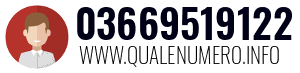 Numero di telefono 03669519122 03669519122