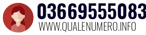 Numero di telefono 03669555083 03669555083