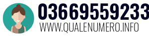 Numero di telefono 03669559233 03669559233