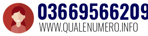 Numero di telefono 03669566209 03669566209