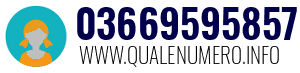 Numero di telefono 03669595857 03669595857