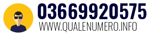 Numero di telefono 03669920575 03669920575