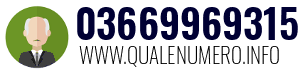Numero di telefono 03669969315 03669969315