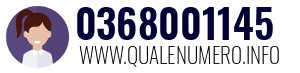 Numero di telefono 0368001145 0368001145