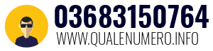 Numero di telefono 03683150764 03683150764