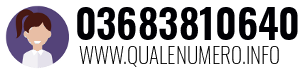 Numero di telefono 03683810640 03683810640