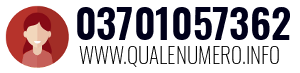 Numero di telefono 03701057362 03701057362