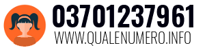 Numero di telefono 03701237961 03701237961