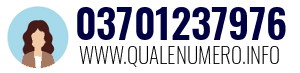 Numero di telefono 03701237976 03701237976
