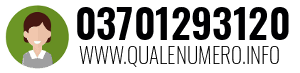 Numero di telefono 03701293120 03701293120