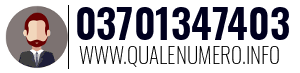 Numero di telefono 03701347403 03701347403