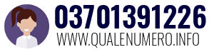 Numero di telefono 03701391226 03701391226