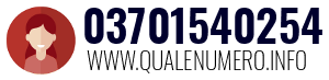 Numero di telefono 03701540254 03701540254