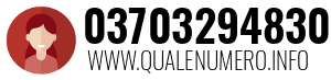 Numero di telefono 03703294830 03703294830