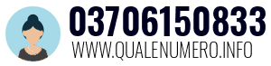 Numero di telefono 03706150833 03706150833