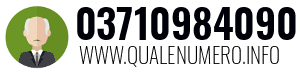Numero di telefono 03710984090 03710984090