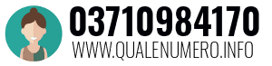 Numero di telefono 03710984170 03710984170